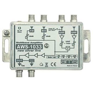 Amplifier AWS-1033 DVB-T / FM / DAB