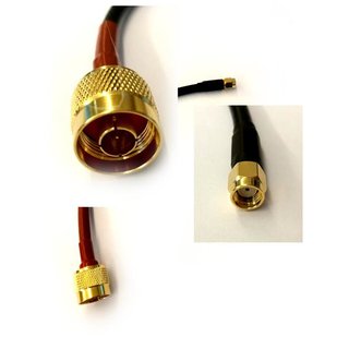 Kabel Adapter N-male auf RP-SMA Länge ca. 20cm