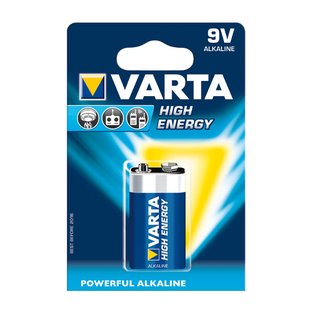 Batterie VARTA 9V Block High Energy 4922