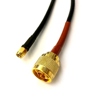Kabel Verbindungskabel N-male auf SMA-male Kabeltyp H155 Länge 3m