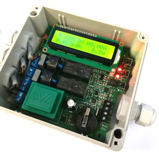 2x Kanal Energiemessgerät 230V programmierbar Alarmfunktion Uhr LCD Zuschaltautomatik